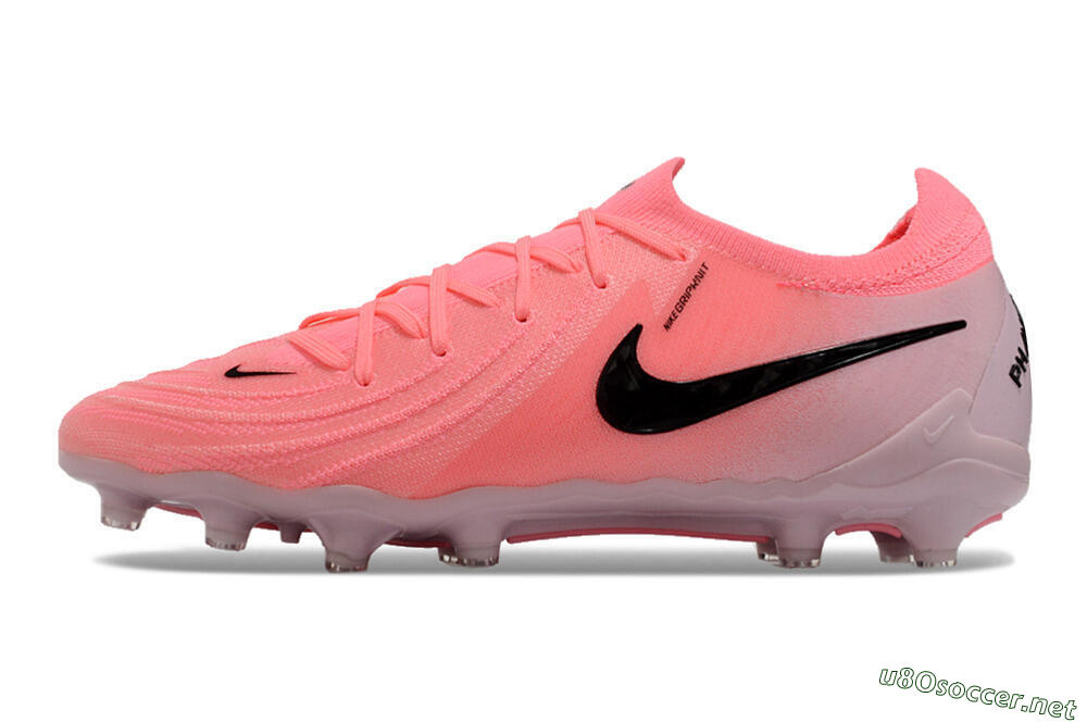 Men's Nike Phantom Luna Elite AG Football Boots - Pink/Black/White 2