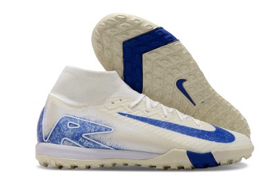Unisex Nike Air Zoom Mercurial Superfly 10 Elite TF Football Shoes - Beige/Blue