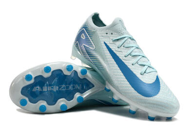 Unisex Nike Air Zoom Mercurial Vapor 16 Elite AG Football Boots - Jade/Beige/Blue