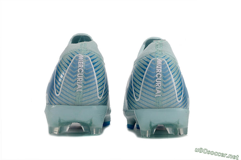 Unisex Nike Air Zoom Mercurial Vapor 16 Elite AG Football Boots - Jade/Beige/Blue 5
