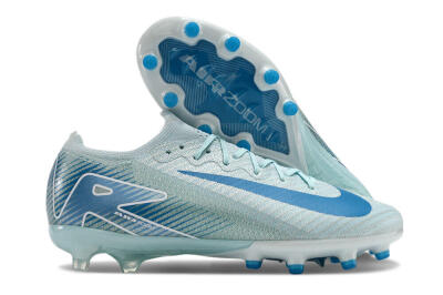 Unisex Nike Air Zoom Mercurial Vapor 16 Elite AG Football Boots - Jade/Beige/Blue