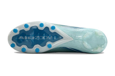 Unisex Nike Air Zoom Mercurial Vapor 16 Elite AG Football Boots - Jade/Beige/Blue
