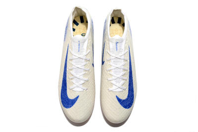 Unisex Nike Air Zoom Mercurial Vapor 16 Elite AG Football Boots - Beige/Blue