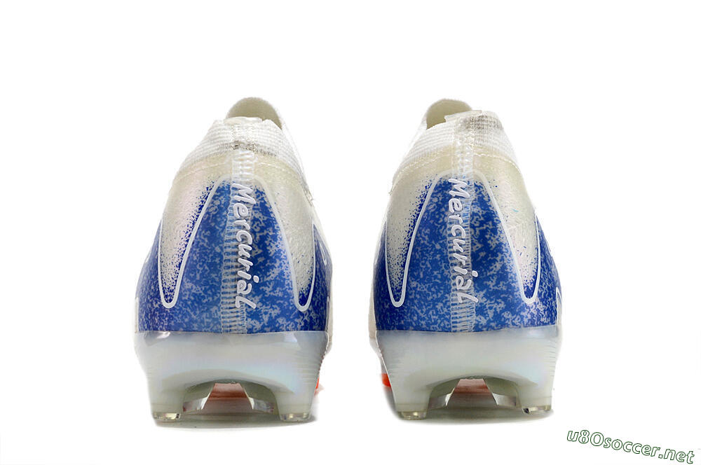 Unisex Nike Air Zoom Mercurial Vapor 16 Elite AG Football Boots - Beige/Blue 7