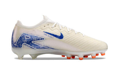 Unisex Nike Air Zoom Mercurial Vapor 16 Elite AG Football Boots - Beige/Blue
