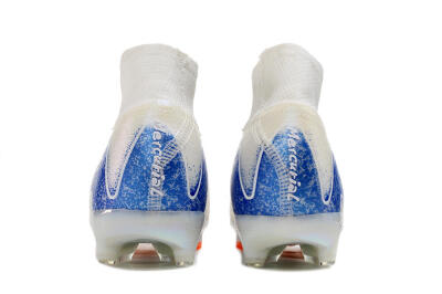 Unisex Nike Air Zoom Mercurial Superfly 10 Elite AG Football Boots - Beige/Blue