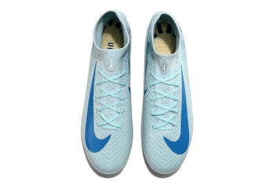 Unisex Nike Air Zoom Mercurial Superfly 10 Elite AG Football Boots - Jade/Beige/Blue