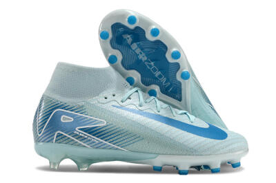 Unisex Nike Air Zoom Mercurial Superfly 10 Elite AG Football Boots - Jade/Beige/Blue