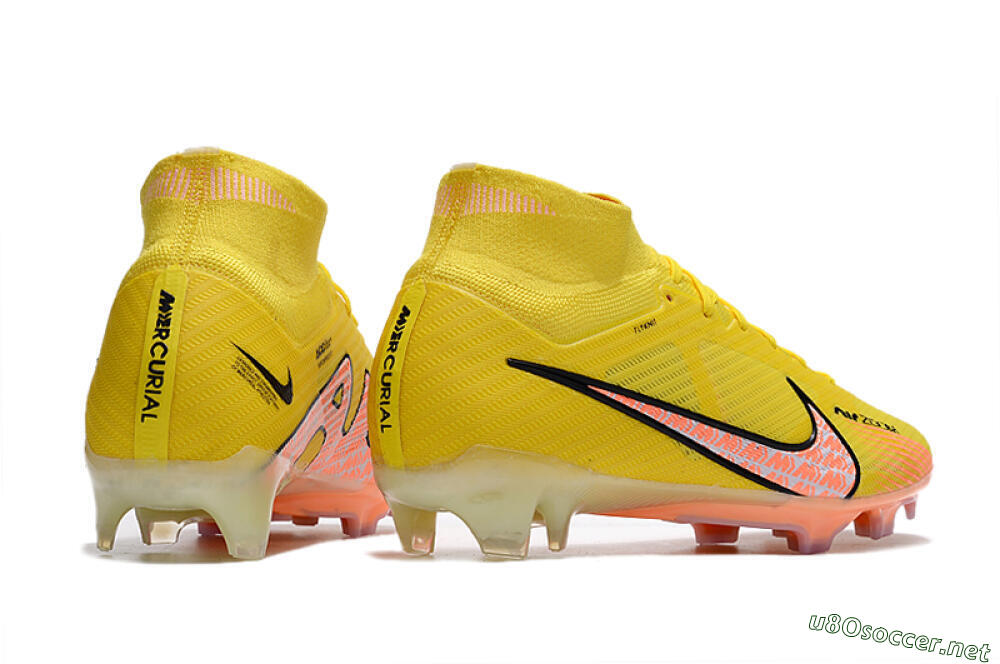 Men's Nike Air Zoom Mercurial Superfly 9 Elite FG Football Boots - Yellow/Pink 6