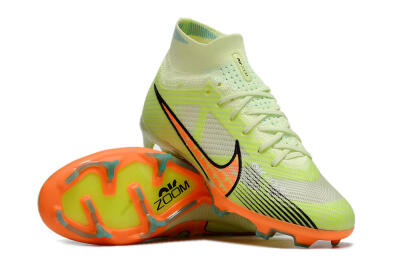 Men's Nike Air Zoom Mercurial Superfly 9 Elite FG Football Boots - Green/Orange