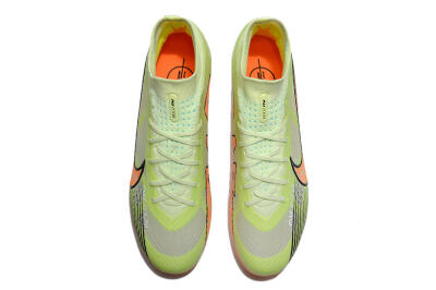 Men's Nike Air Zoom Mercurial Superfly 9 Elite FG Football Boots - Green/Orange