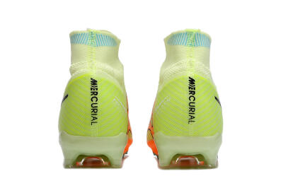 Men's Nike Air Zoom Mercurial Superfly 9 Elite FG Football Boots - Green/Orange