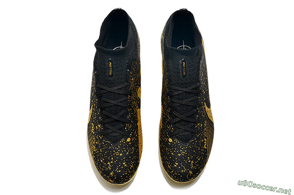 Men's Nike Air Zoom Mercurial Superfly 9 Elite FG Football Boots - White/Gold/Silver 4