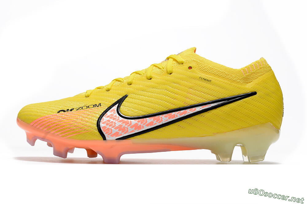 Men's Nike Air Zoom Mercurial Vapor 15 Elite FG Football Boots - Yellow/Pink 0