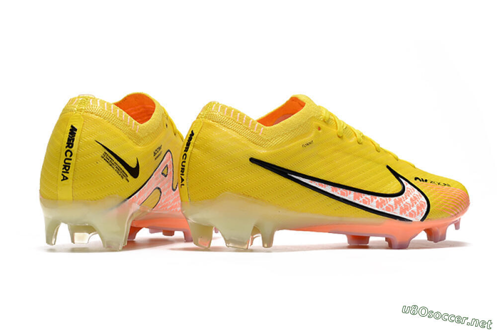 Men's Nike Air Zoom Mercurial Vapor 15 Elite FG Football Boots - Yellow/Pink 6