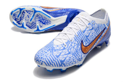 Unisex Nike Air Zoom Mercurial Vapor 15 Elite FG Football Boots - Blue/White/Red