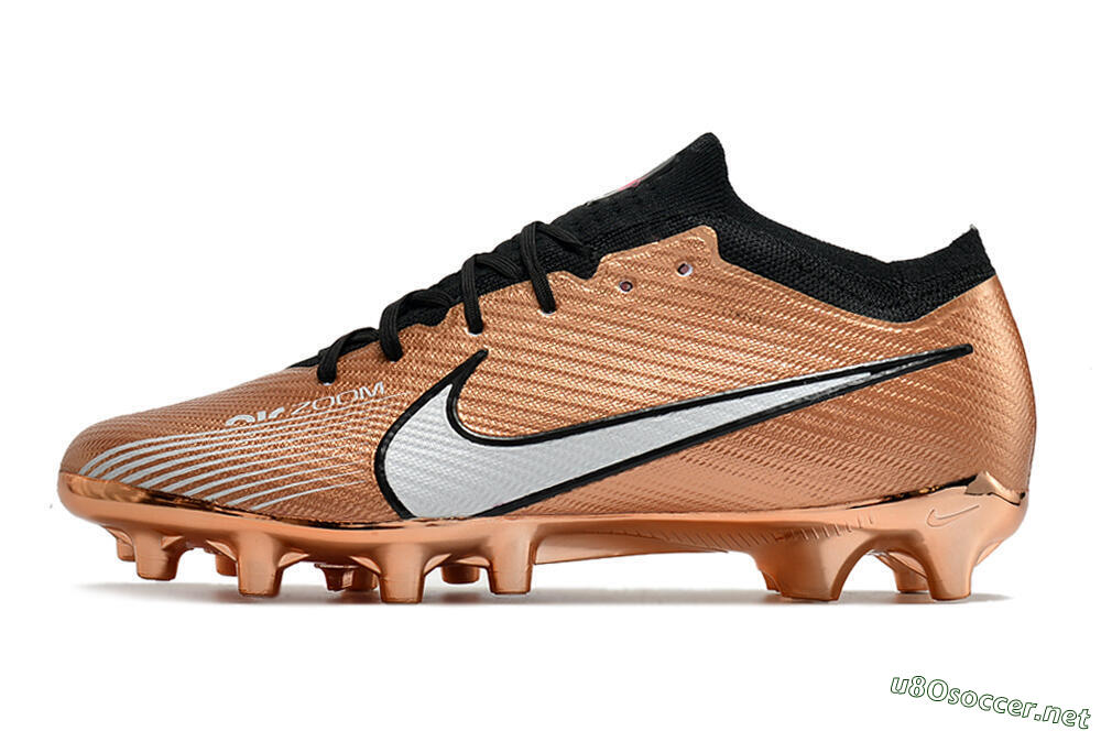 Men's Nike Air Zoom Mercurial Vapor 15 Elite FG Football Boots - Gold/White/Black 0