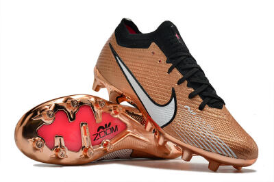 Men's Nike Air Zoom Mercurial Vapor 15 Elite FG Football Boots - Gold/White/Black