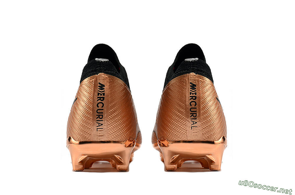 Men's Nike Air Zoom Mercurial Vapor 15 Elite FG Football Boots - Gold/White/Black 5
