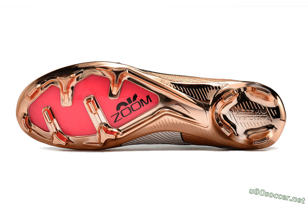 Men's Nike Air Zoom Mercurial Vapor 15 Elite FG Football Boots - Gold/White/Black 6