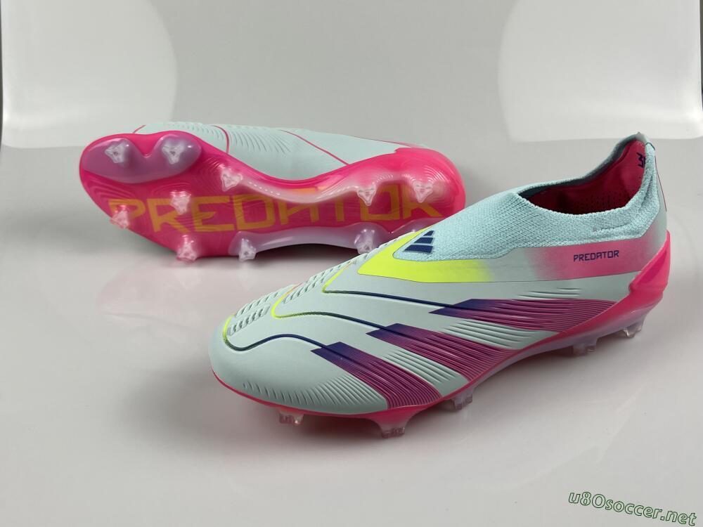Men's Adidas Predator Accuracy+ FG Football Boots - Blue/Purple/Pink