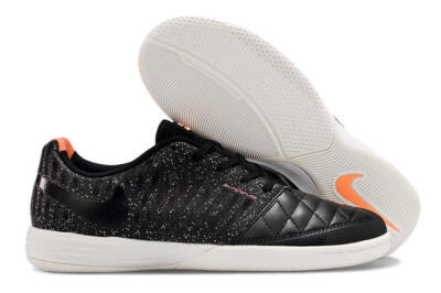 Unisex Nike Lunar Gato 2 TF Football Shoes - Black/White/Orange