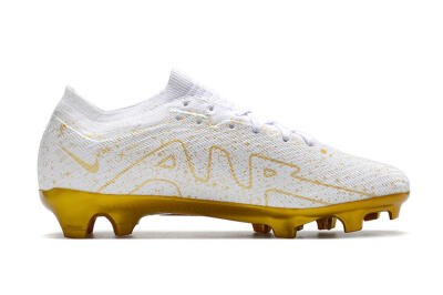 Men's Nike Air Zoom Mercurial Vapor 15 Elite FG Football Boots - White/Gold