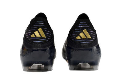 Unisex Adidas F50+ Adizero FG Football Boots - Black/Purple/Gold