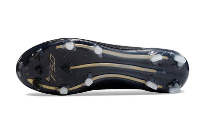 Unisex Adidas F50+ Adizero FG Football Boots - Black/Purple/Gold
