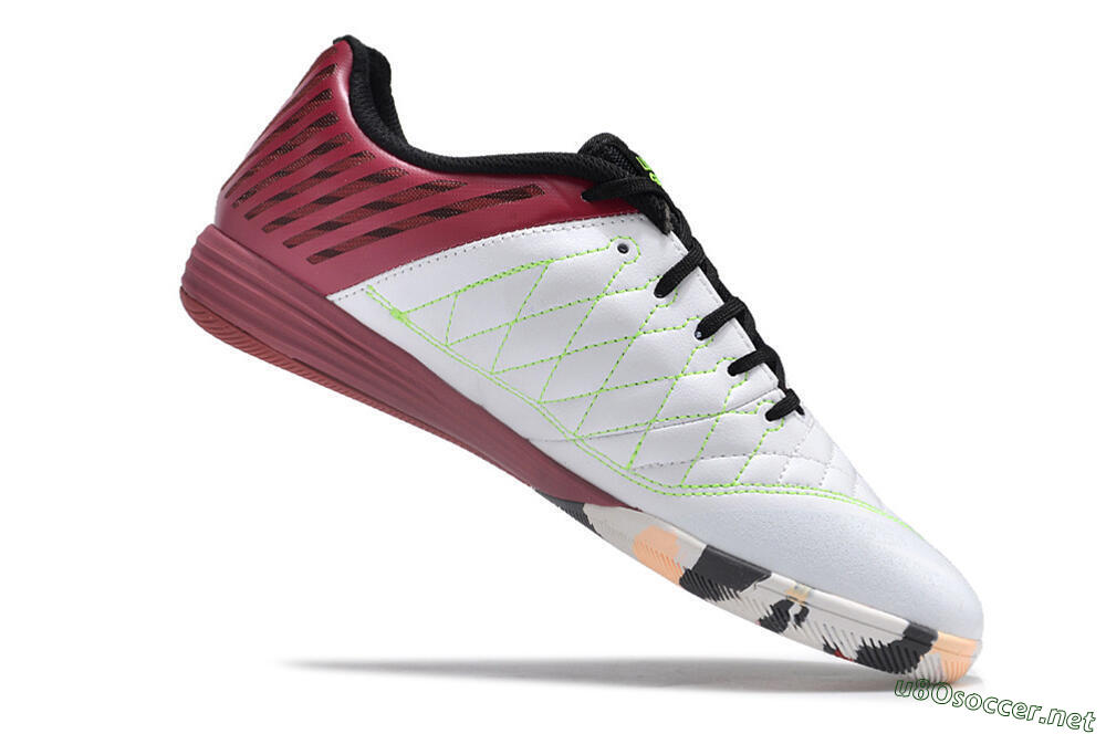 Unisex Nike Lunar Gato 2 IC Football Shoes - White/Red/Black 4