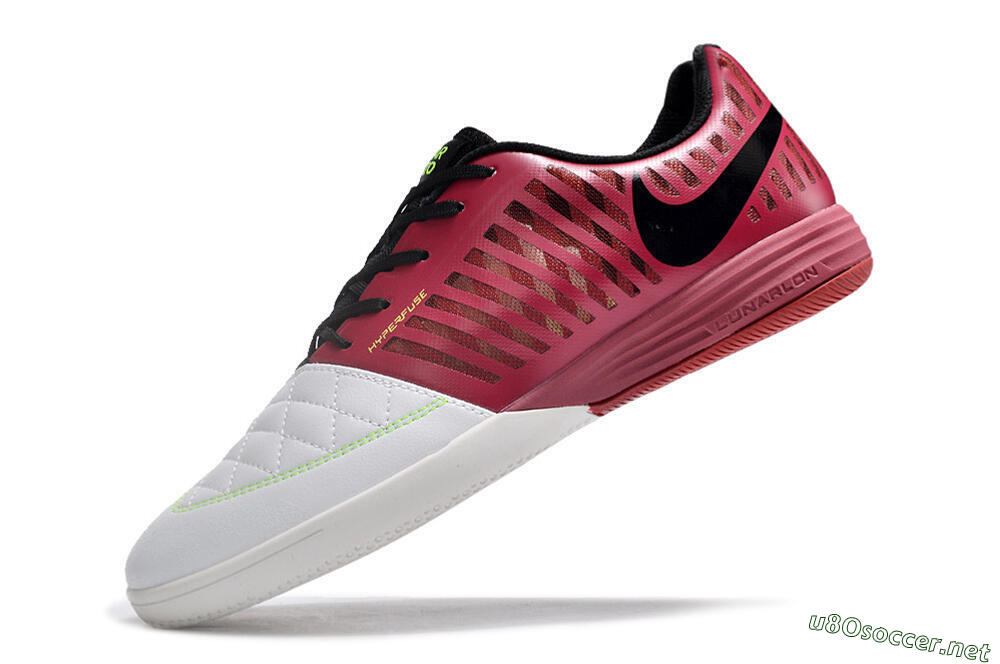 Unisex Nike Lunar Gato 2 IC Football Shoes - White/Red/Black 5