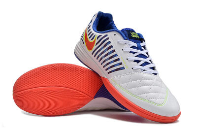 Unisex Nike Lunar Gato 2 IC Football Shoes - White/Blue/Red