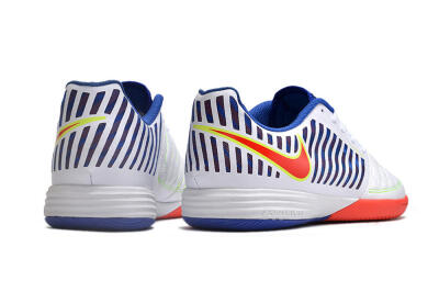 Unisex Nike Lunar Gato 2 IC Football Shoes - White/Blue/Red