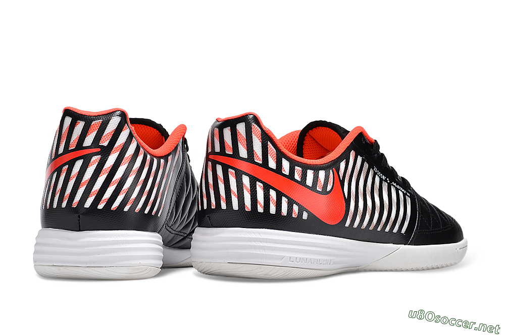 Unisex Nike Lunar Gato 2 IC Football Shoes - Black/White/Red 6