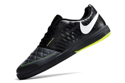 Unisex Nike Lunar Gato 2 IC Football Shoes - Black/White/Yellow