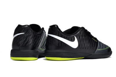 Unisex Nike Lunar Gato 2 IC Football Shoes - Black/White/Yellow
