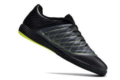 Unisex Nike Lunar Gato 2 IC Football Shoes - Black/White/Yellow