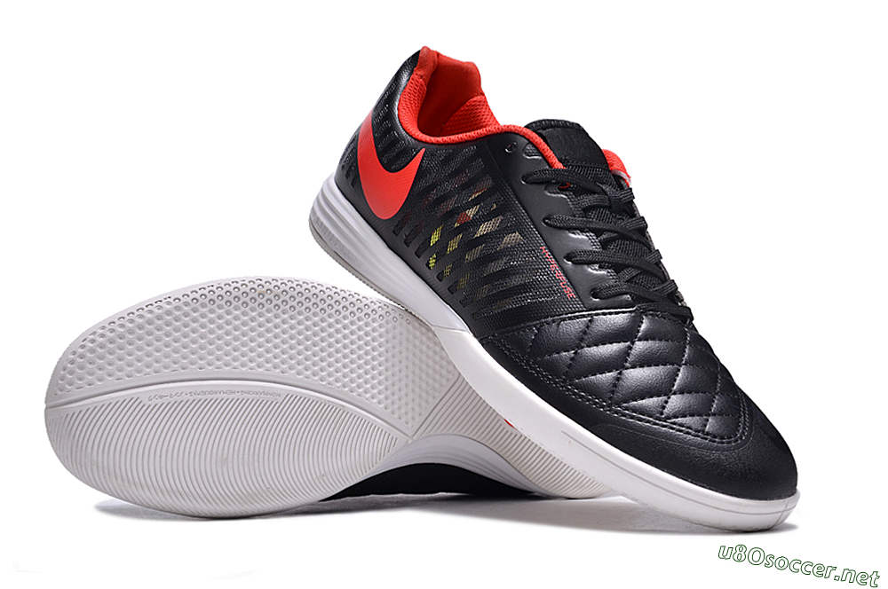 Unisex Nike Lunar Gato 2 IC Football Shoes - Black/Red/White 3