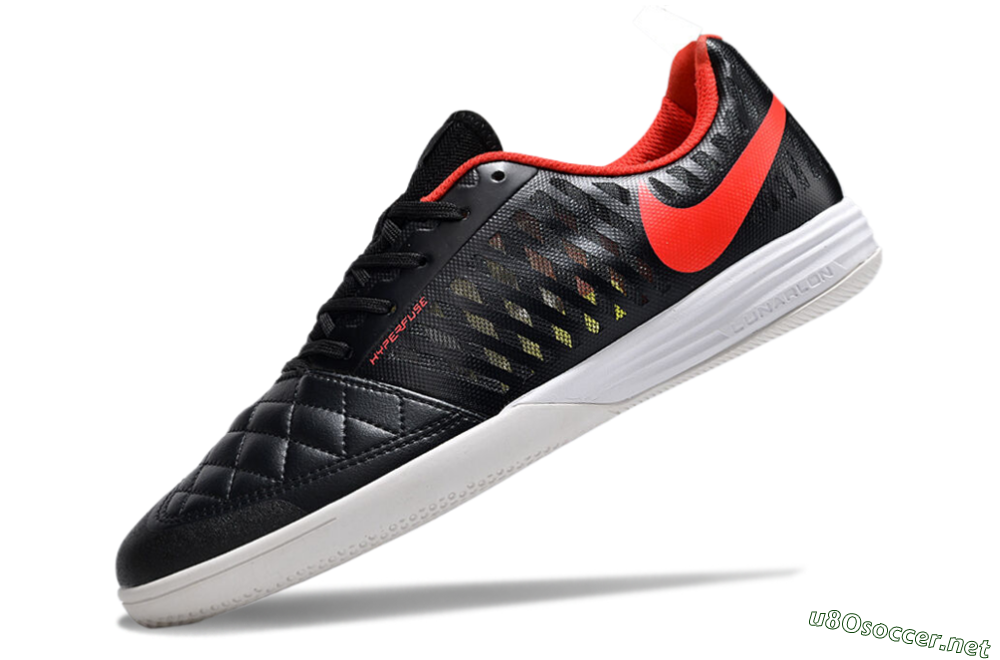 Unisex Nike Lunar Gato 2 IC Football Shoes - Black/Red/White 5