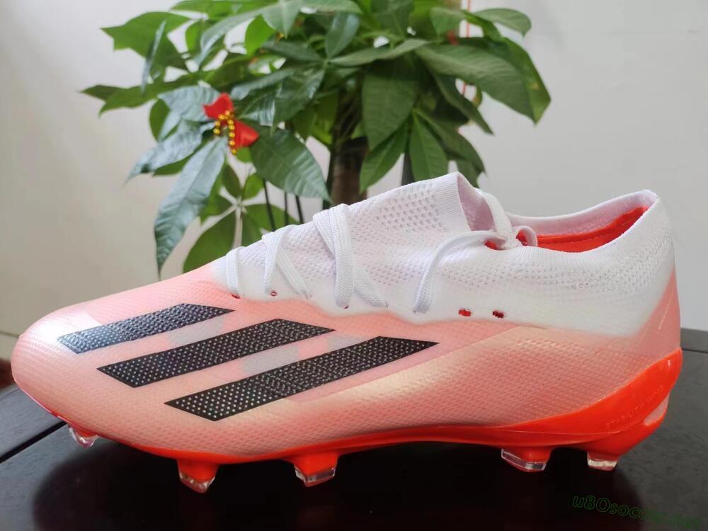 Men's Adidas X Crazyfast.1 FG Football Boots - White/Red/Black