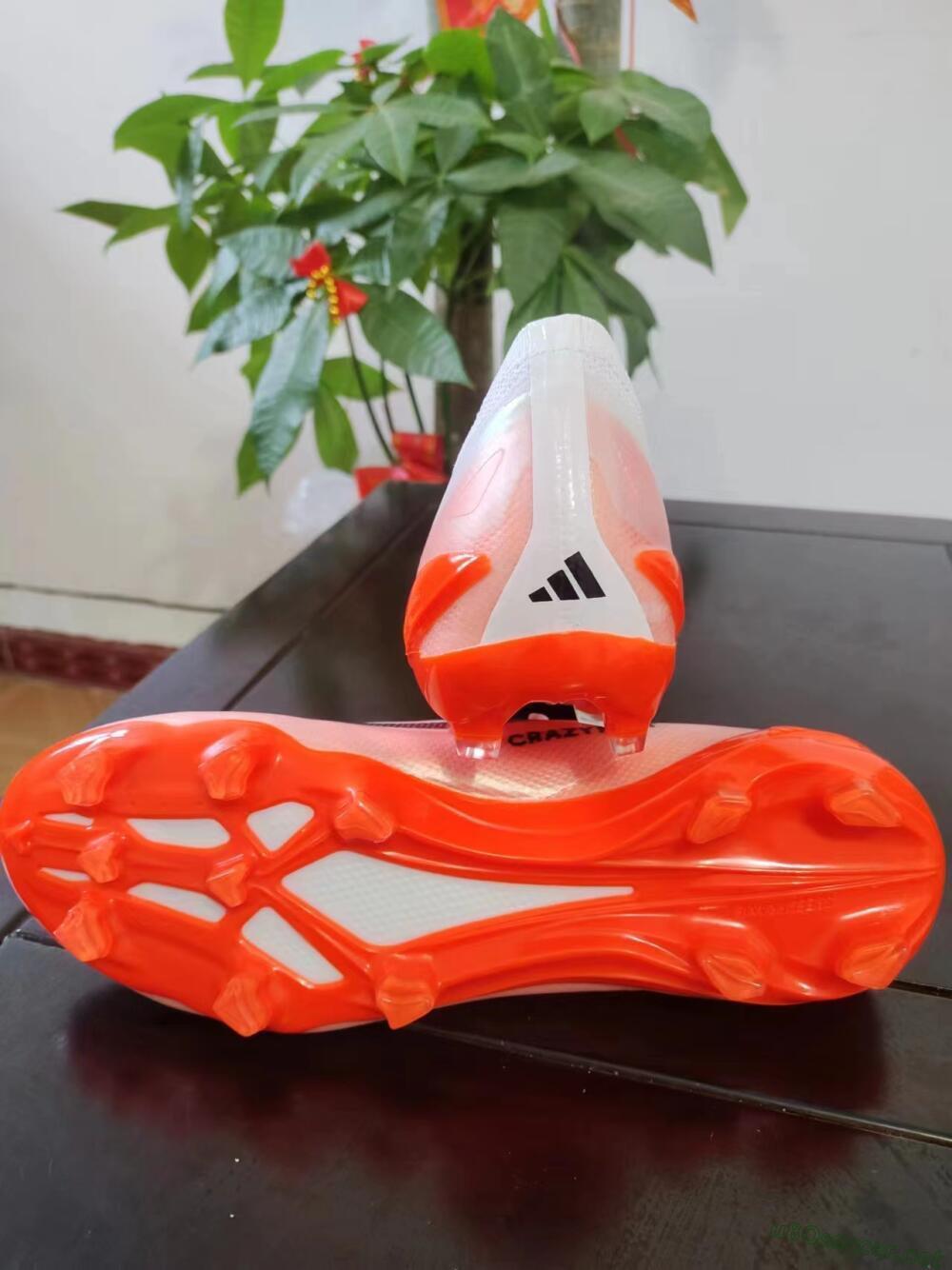 Men's Adidas X Crazyfast.1 FG Football Boots - White/Red/Black