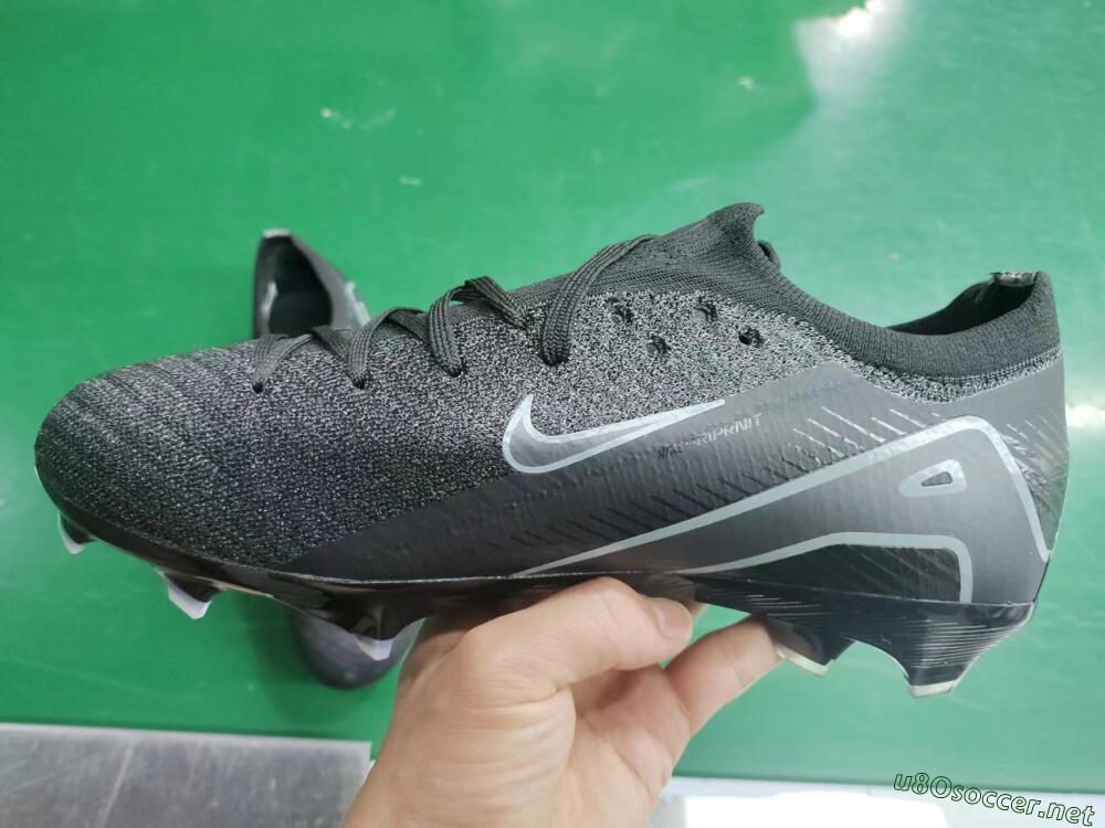 Men's Nike Air Zoom Mercurial Vapor 16 Elite FG Football Boots - Black/Black/Blue