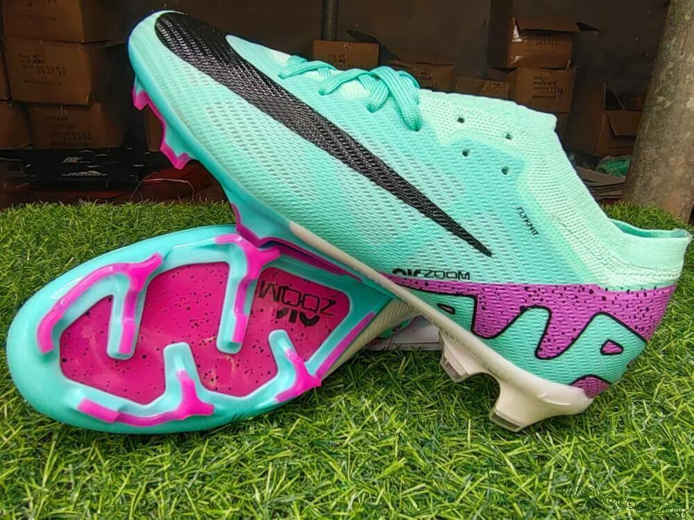 Men's Nike Air Zoom Mercurial Vapor 16 Elite FG Football Boots - Green/Purple/Black