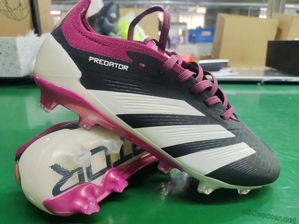 Men's Adidas Predator Accuracy.1 FG Football Boots - Black/White/Purple