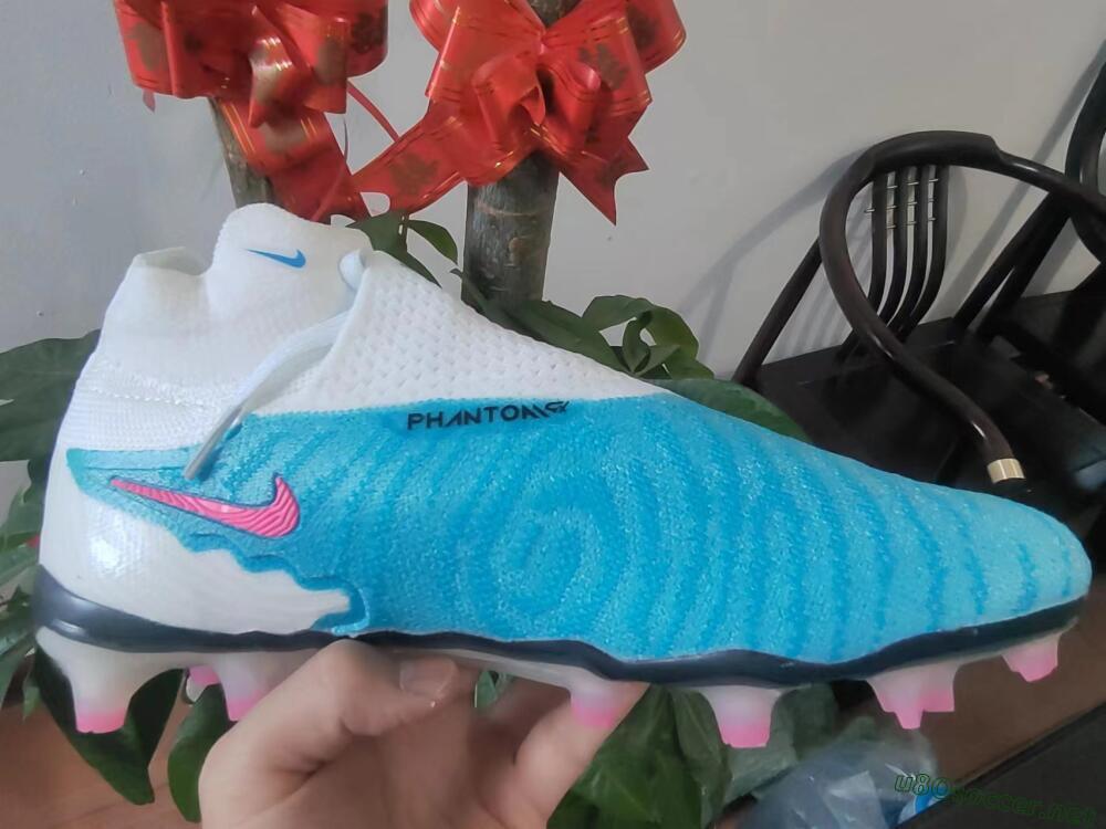 Men's Nike Phantom GX Elite DF FG Football Boots - Blue/Pink/White
