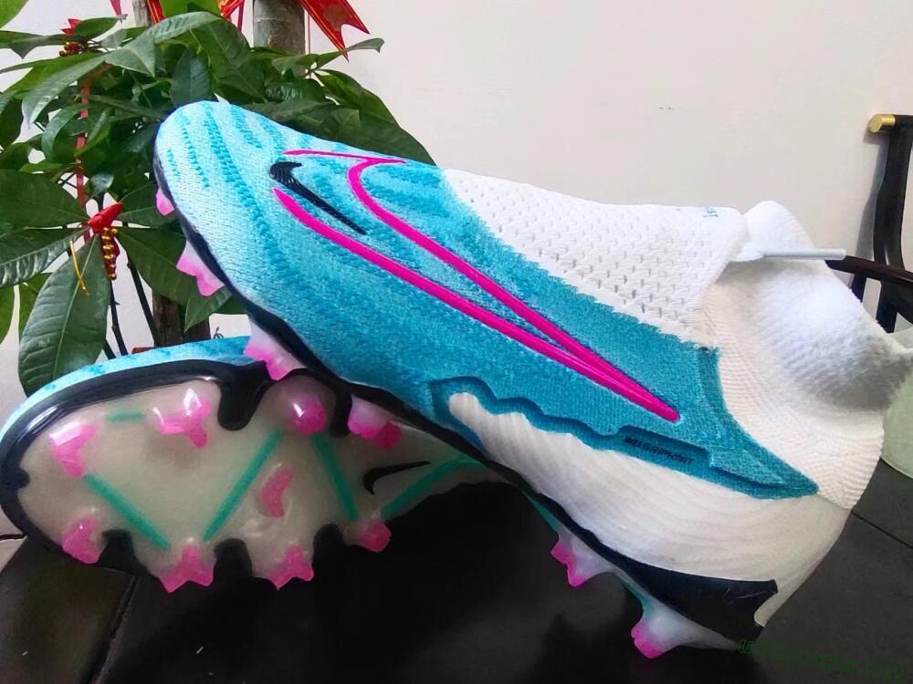 Men's Nike Phantom GX Elite DF FG Football Boots - Blue/Pink/White