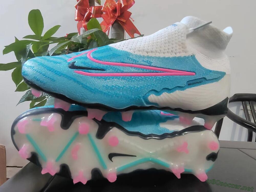 Men's Nike Phantom GX Elite DF FG Football Boots - Blue/Pink/White