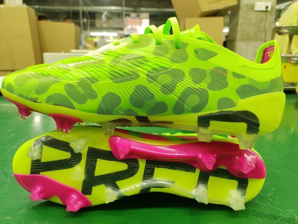 Men's Adidas Predator Accuracy.1 FG Football Boots - Green/Yellow/Purple