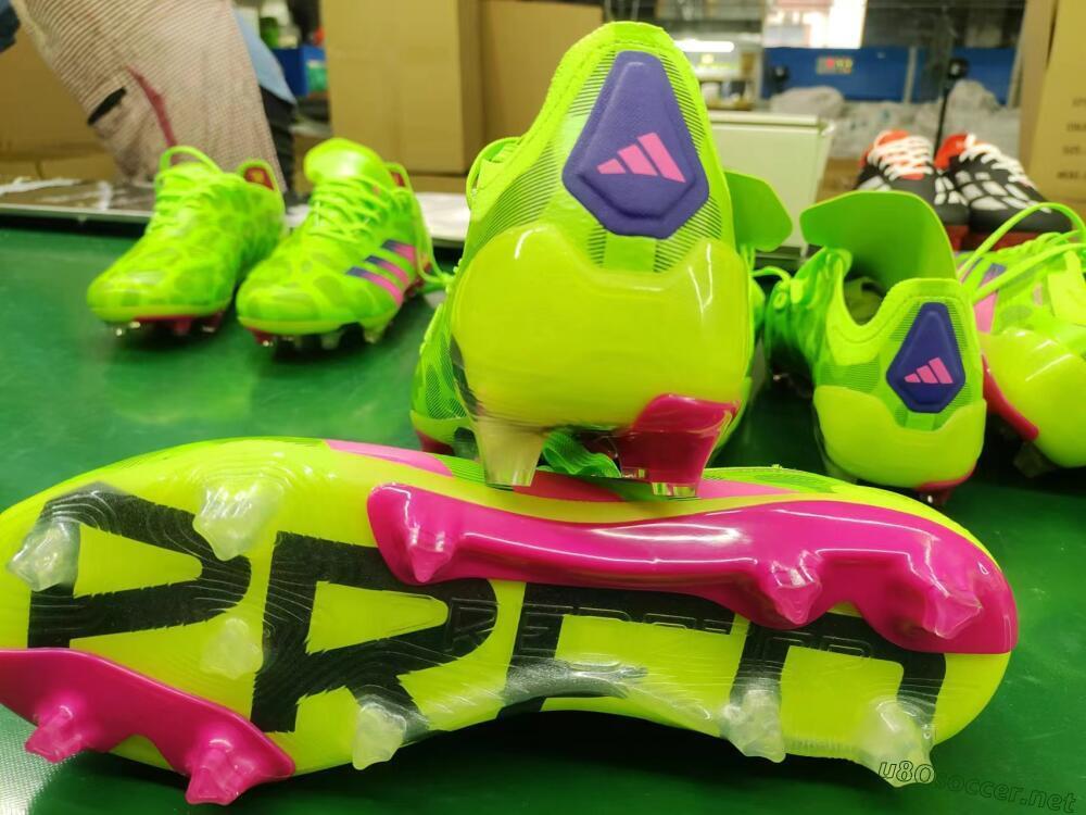 Men's Adidas Predator Accuracy.1 FG Football Boots - Green/Yellow/Purple