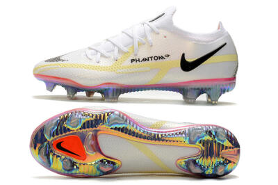 Men's Nike Phantom GT 2 Elite FG Football Boots - White/Yellow/Black
